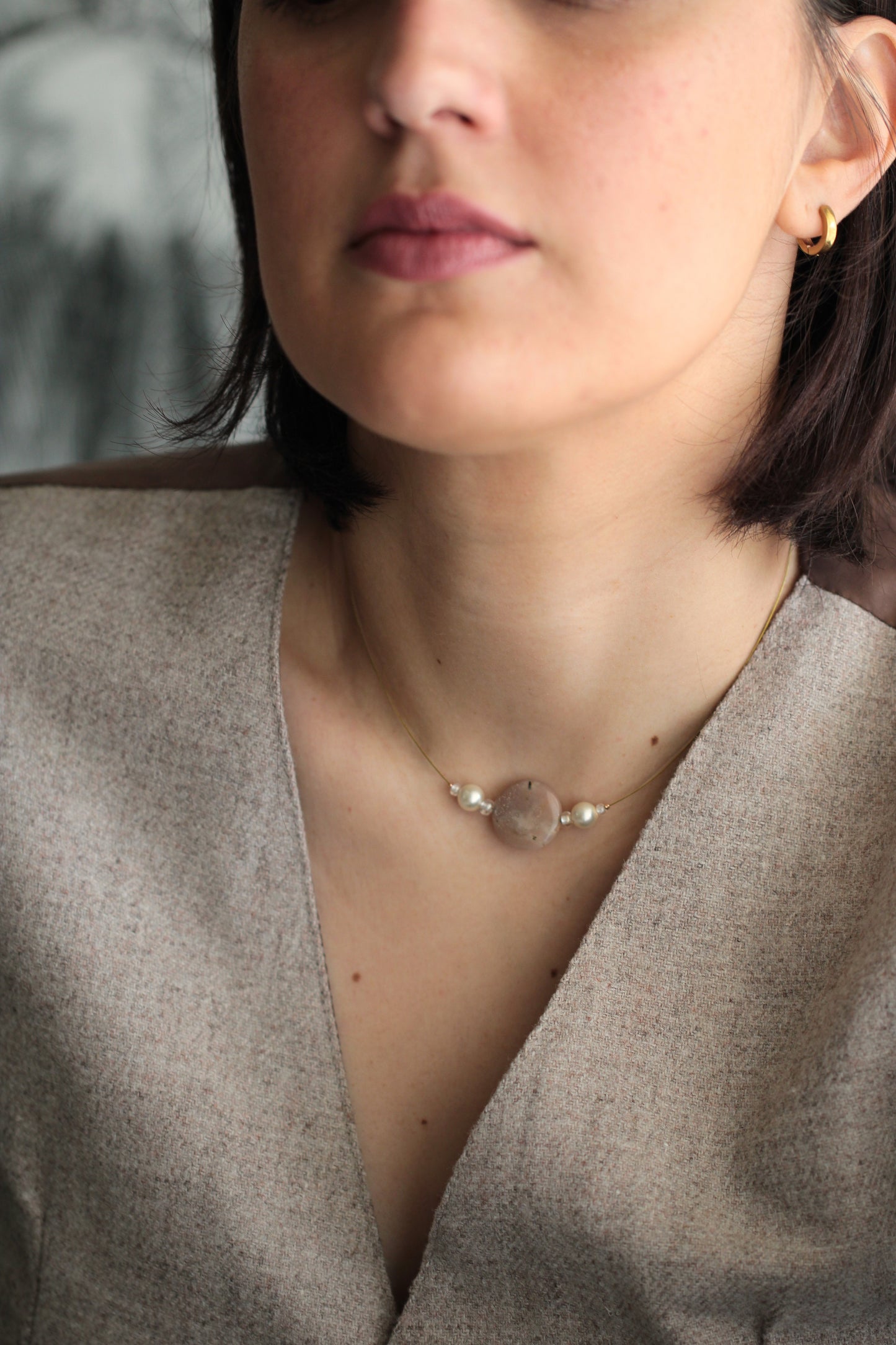 Collier ras de cou - Lumière